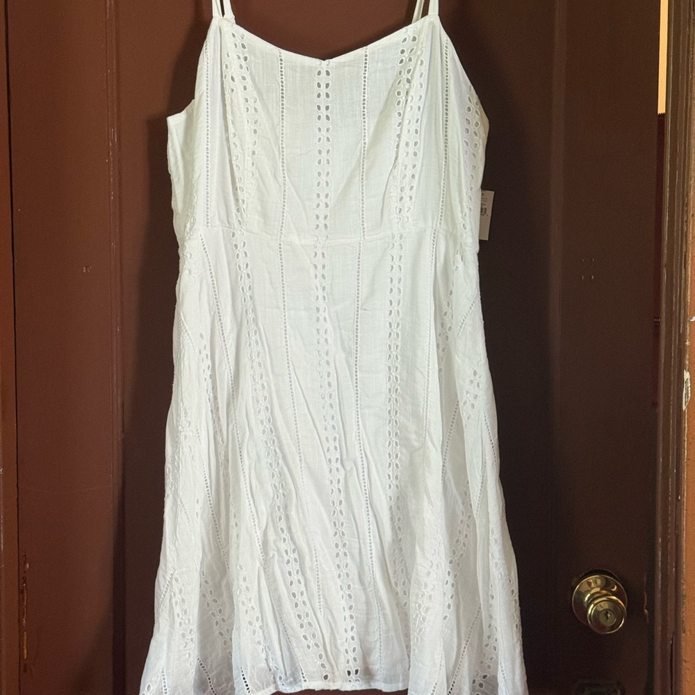 Old Navy White Eyelet Dress